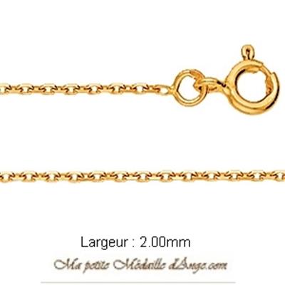 Chaine forcat lime or 18K