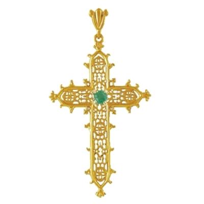Croix du Pont d'Estaing avec 1 Emeraude