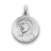 Médaille Becker or blanc Christ Ecce Homo