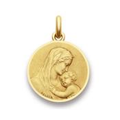 Médaille Becker Maternité Entourage poli